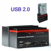 All in 1 Multi-function SATA &amp IDE HDD Docking with Card Reader